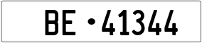 Truck License Plate